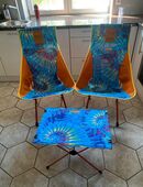 Helinox Sunset Chair Table One Tie Dye Batik Set in 26129