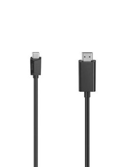 Hama Video-Kabel, USB-C-Stecker-HDMI™-Stecker, Monitor-Adapterkabel 1,50 m USB-Kabel, HDMI, USB-C, (150 cm), Ultra-HD 4K