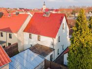 Zentrums- & bahnhofsnah! Wohn- & Geschäftshaus mit Ausbaureserve, Rollladen, Pachtgrundstück Jessen - Jessen (Elster)