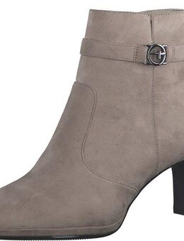 Tamaris Stiefelette Trichterabsatz, Abendschuh mit elegantem Zierriemchen mit Logoemblem