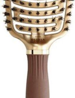OLIVIA GARDEN Haarbürste EXPERT CARE FLEX Boar&Nylon Bristles Gold&Brown