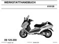 Moped, Motorroller Werkstatthandbuch für Piaggio X 8mit 125 - 200 cm³ in deutsch ! in 44793