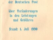 DDR: "... Leistungen und Gebühren, Stand: 01.07.1990", gebraucht - Brandenburg (Havel)