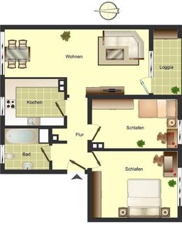Demnächst frei! 3-Zimmer-Wohnung in Bocholt - Bocholt