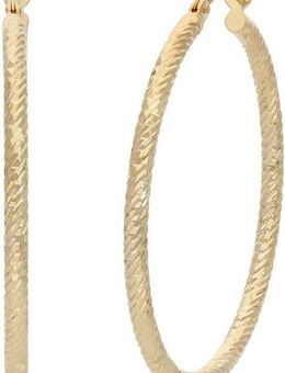 Firetti Paar Creolen Schmuck Geschenk Gold 585 Ohrschmuck Ohrringe