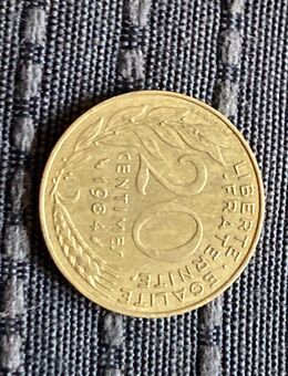 Münze Münzen Umlaufmünze Frankreich 20 Centimes 1984 - Alzey