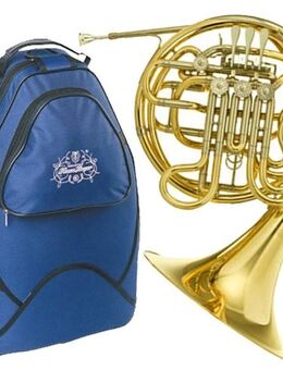 Meister Hans Hoyer 6801 G - L Heritage Bb / F Doppelhorn, Goldmessing, Neuware - Hagenburg