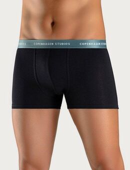 Copenhagen Studios Boxer Boxershorts für Herren (3-St) mit farbigem Logo-Bund
