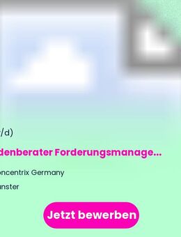 Kundenberater Forderungsmanagement (m/w/d) - Münster