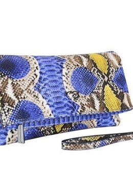 COLLEZIONE ALESSANDRO Clutch Holi Snake, als Clutch, Umhängetasche und Schultertasche tragbar