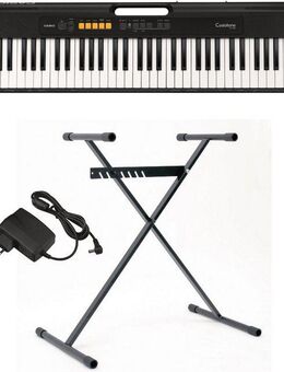 CASIO Home-Keyboard CT-S100AD (Set, 3-St), inkl. Netzadapter und Stativ