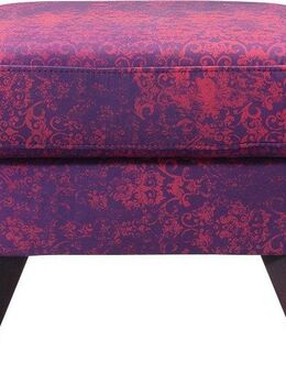 exxpo - sofa fashion Hocker Side, extravaganter Bezug, bequem und komfortabel