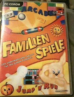 PC CD ROM Familen Spielesamlung mit 100 Spiele (USK 0),2007 - Zerbst (Anhalt) Zentrum