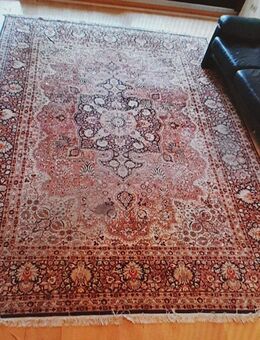 Seidenteppich, handgeknüpft, GHOM Kaschmir, Seide 2,72 x 3,63 m - Köln