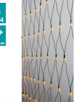 EGLO LED-Lichternetz GOLDEN WARM WHITE, 200-flammig, Lichternetz für innen und außen, extra-warmweiß, mit Kabel, 3x3 m
