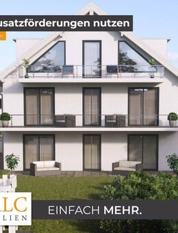 Neubau-Dachgeschoss mit Traumblick & großem Balkon - Leverkusen