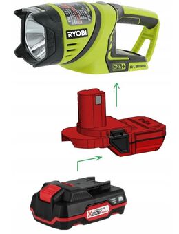 #NEU# Adapter Parkside X20V TEAM für RYOBI ONE Set 1 - Wuppertal