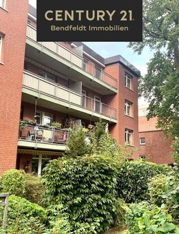 Bezugsfertige, ruhige und zentrumsnahe 3-Zimmer-Wohnung, attraktiver Grundriss, Balkon, Fahrstuhl - Hamburg