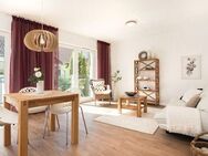 Unsere energiesparende Musterwohnung heißt Sie mit einem hellen und offenen Wohn- und Essbereich willkommen: Entspannung am Sonnenbalkon inklusive - O - Nürnberg