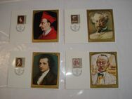 4 neuwertige Karten mit Sondermarken "Gemälde" 1981 - Amstetten
