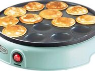 bestron Poffertjes-Maker APFM700SDM, 800 W, Retro Design, mit Antihaftbeschichtung