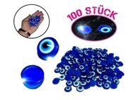 100 Stk. Mini Nazar Boncuk Blau Auge Halbperlen Dekoration Basteln Geschenkidee 12,90 €* - Villingen-Schwenningen