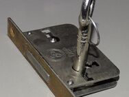 Möbelschloss Einsteckschloss DBP antik mit Schlüssel Dornmass 15mm - Spraitbach