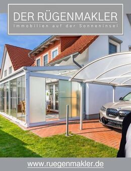 Gepflegtes Reihenendhaus mit Terrasse (Wintergarten-Charakter) und Carport in 18574 Garz auf Rügen - Garz (Rügen)
