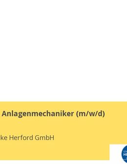 Ausbildung Anlagenmechaniker (m/w/d) - Herford (Hansestadt)