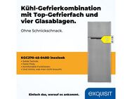 exquisit Kühl-/Gefrierkombination KGC270-45-040D, 142,6 cm hoch, 54,5 cm breit