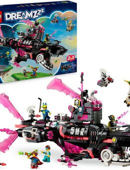 LEGO® Albtraumhai-U-Boot (71500), LEGO DREAMZzz Konstruktionsspielsteine, (1413 St), Made in Europe