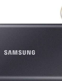 Samsung T7 SSD-Festplatte (2 TB) 1050 MB/S Lesegeschwindigkeit, 1000 MB/S Schreibgeschwindigkeit