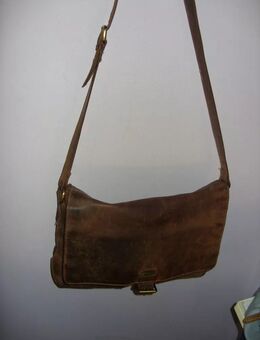 Harold`s Umhängetasche, Aktentasche, Herrentasche, Mens Bag, Crossbag, echt Leder, braun - Lübeck