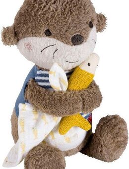 Fehn Kuscheltier Otter Theo, Nachtlicht, mit »Glow-in-the-dark«-Bestickung & Nachtlicht-Modul