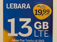 HELLO Lebara! Prepaid Simkarte mit 19,99€ Guthaben + inkl. 25GB aktiviert - Göttingen