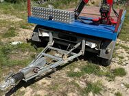 Drehschemel Anhänger 3,5to mit Hydraulischem Kran - Oyten