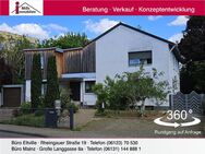 Solides, freistehendes 1-2 Familienhaus mit vielen Nutzungsmöglichkeiten/Ausbaumöglichkeiten und großem Garten - Nieder-Olm