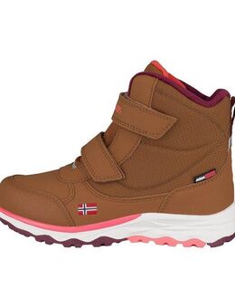 TROLLKIDS KIDS HAFJELL WINTER BOOTS Winterstiefel wasserdicht, Klettverschluss, reflektierende Details