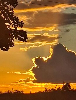 Sonne-Wolken-Spiel im Oderbruch - Zeschdorf