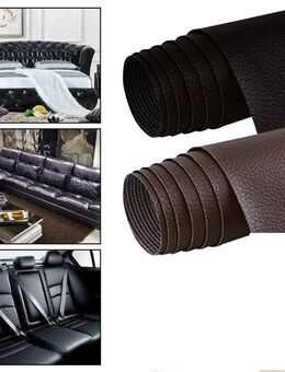 Lederreparatur Leder Kunstleder Selbstklebend 137x50cm Rolle Set 431 - Wuppertal