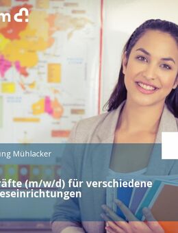 Aushilfskräfte (m/w/d) für verschiedene Kindertageseinrichtungen - Mühlacker