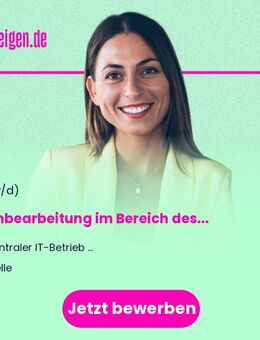 Sachbearbeitung im Bereich des Projektmanagement (w/m/d) - Celle