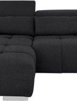 COTTA Ecksofa Orion L-Form, mit Kopfteilverstellung & 3 Nierenkissen