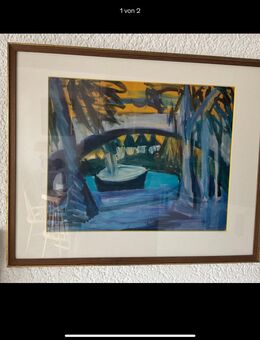Modernes Aquarell - Tettnang