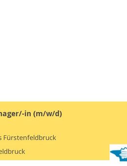 Energiemanager/-in (m/w/d) - Fürstenfeldbruck