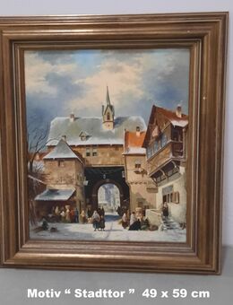 Ölgemälde mit Rahmen in der größe von 49 x 59 cm - Wegberg