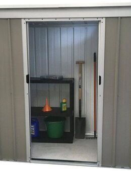 YARDMASTER Gerätehaus Brandenburg 64TPZ, BxT: 198x119 cm, Metall
