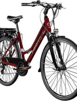 AGON E-Bike Trekkingrad Avesa, 21 Gang, Kettenschaltung, Heckmotor, 374 Wh, Pedelec, Elektrofahrrad für Damen u. Herren