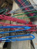 8 x Vintage klappbare Kleiderbügel - - Allgäu - TOM in 80335