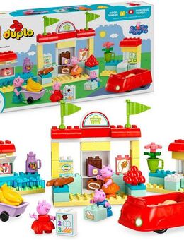 LEGO® Peppas Supermarkt (10434), LEGO DUPLO Peppa Pig Konstruktionsspielsteine, (70 St), Made in Europe
